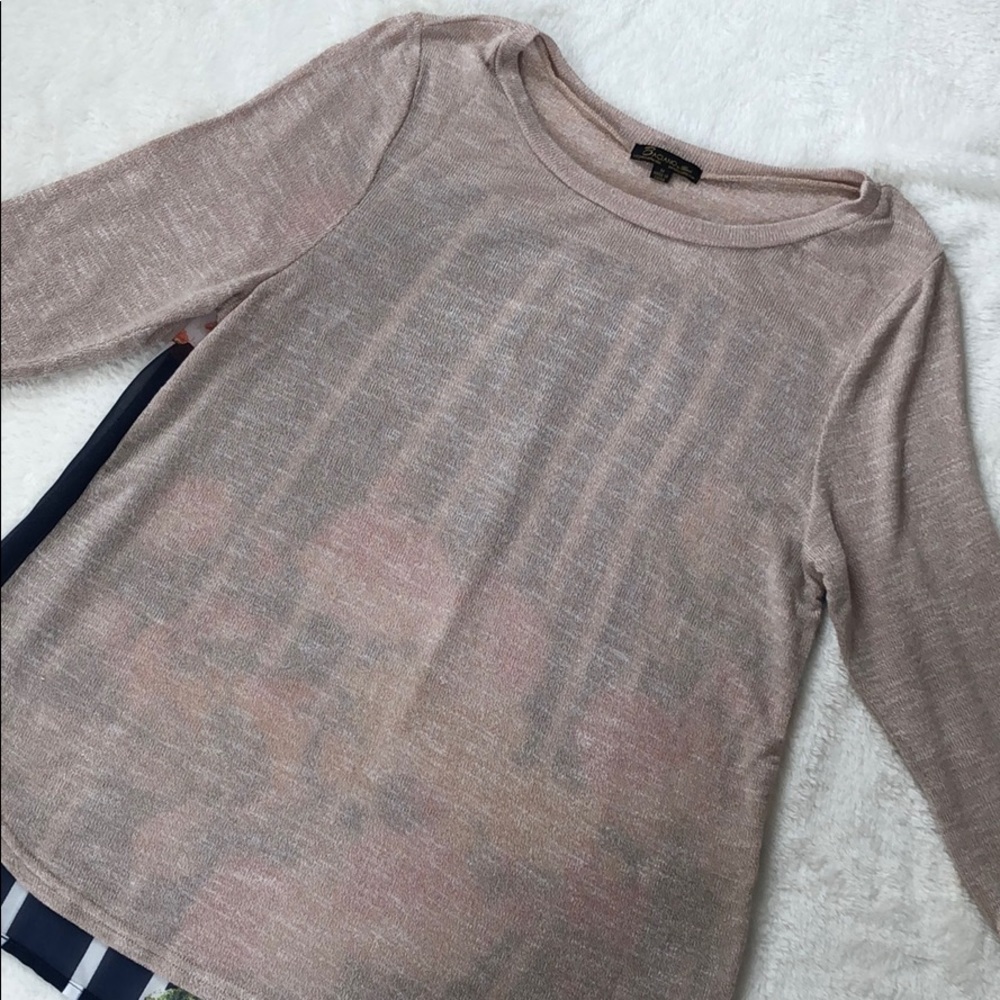 Baciano lightweight 3/4 sleeve sweater